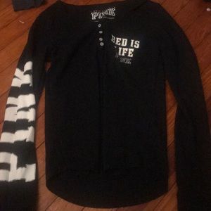 bed if life pink pajama shirt